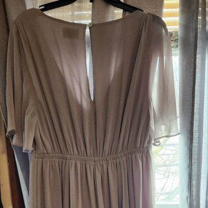 Show Me Your Mumu Maxi Dress, Blush color, Well-made, 1x size.